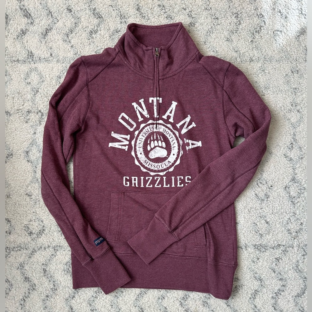 Montana Grizzlies quarter zip sweatshirt